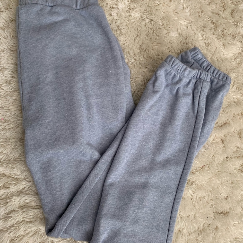 Something Navy Shimmer Joggers